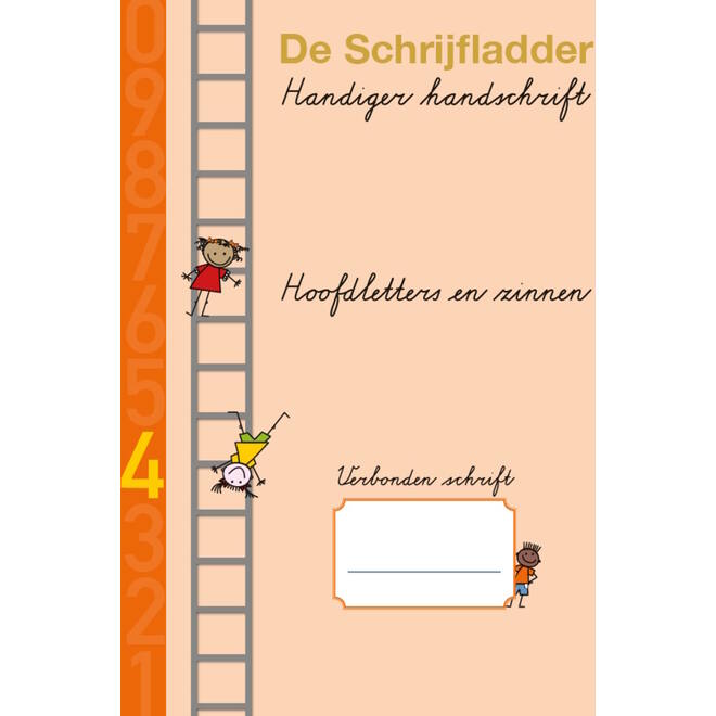 Handiger Handschrift groep 4 A4 Schrift 4 - Hoofdletters & zinnen verbonden schrift