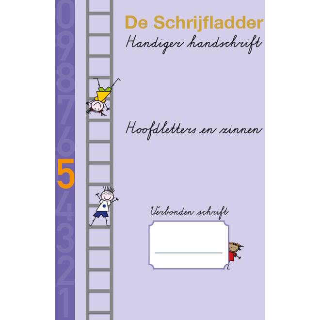Handiger Handschrift groep 4 A4 Schrift 5 - Hoofdletters & zinnen verbonden schrift