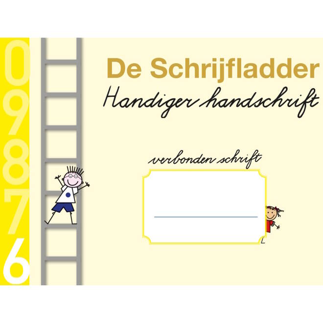 Handiger Handschrift groep 4 A5 Schrift 6 - Hoofdletters verbonden schrift