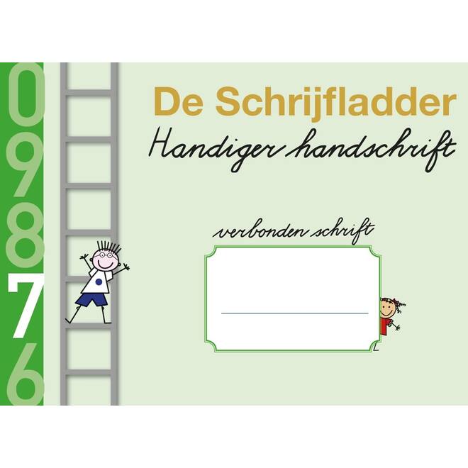 Handiger Handschrift groep 4 A5 Schrift 7 - Hoofdletters verbonden schrift