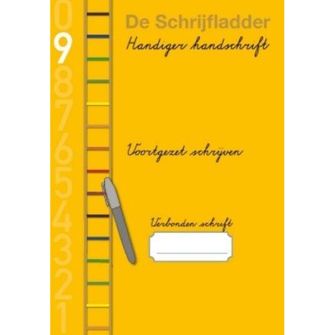 Handiger Handschrift groep 7-8 A4 Schrift 9 - Voortgezet schrijven verbonden schrift
