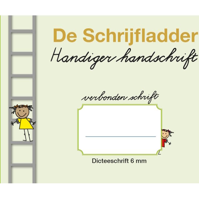 Handiger Handschrift groep 3 A5 Dictee schrift - 6 mm verbonden schrift
