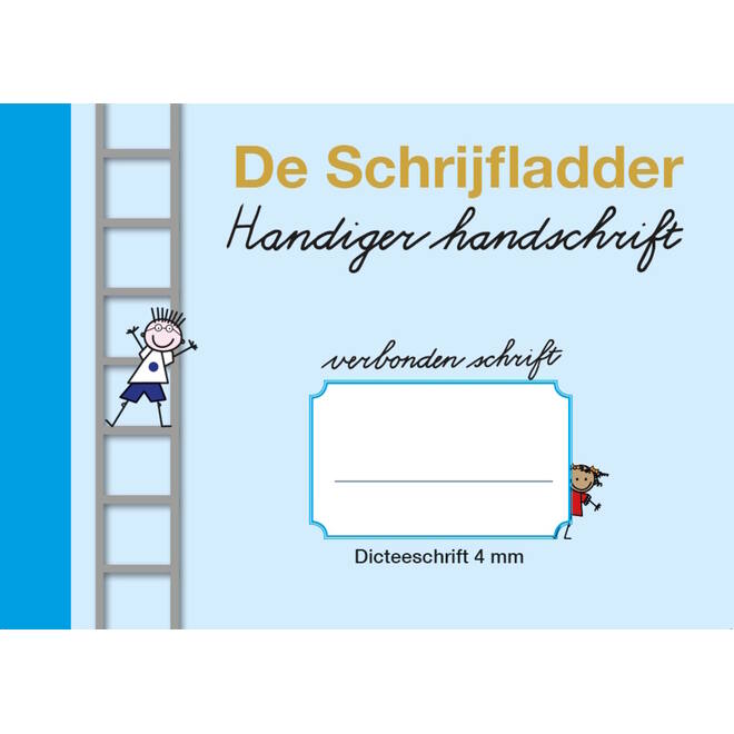 Handiger Handschrift groep 4 A5 Dictee schrift - 4 mm verbonden schrift