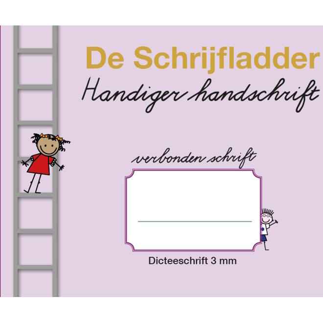Handiger Handschrift groep 5-8 A5 Dictee schrift - 3 mm verbonden schrift