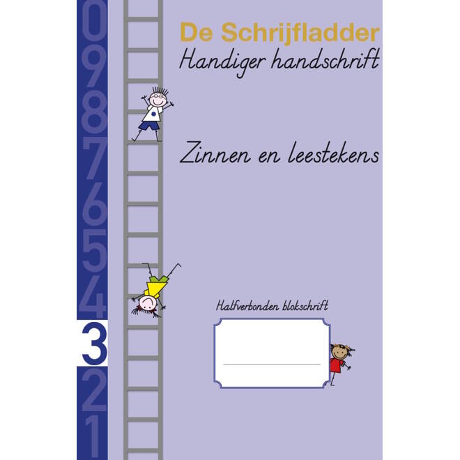 Handiger Handschrift groep 3 A4 Schrift 3 - Zinnen en leestekens halfverbonden blokschrift