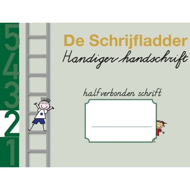 Handiger Handschrift groep 3 A5 Schrift 2 - Letters deel A halfverbonden blokschrift
