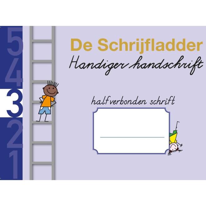 Handiger Handschrift groep 3 A5 Schrift 3 - Letters deel B halfverbonden blokschrift