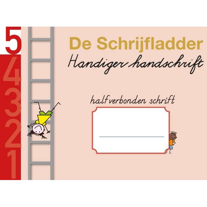 Handiger Handschrift groep 3 A5 Schrift 5 - Letters deel D halfverbonden blokschrift