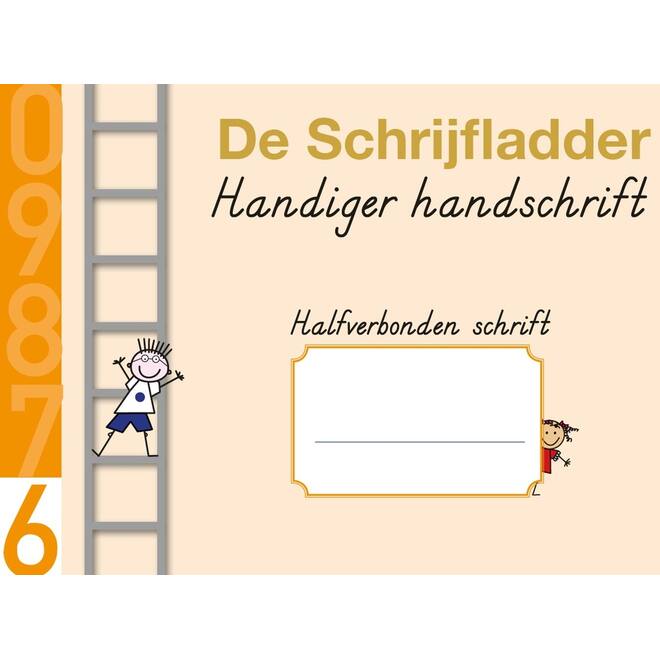 Handiger Handschrift groep 4 A5 Schrift 6 - Hoofdletters halfverbonden blokschrift