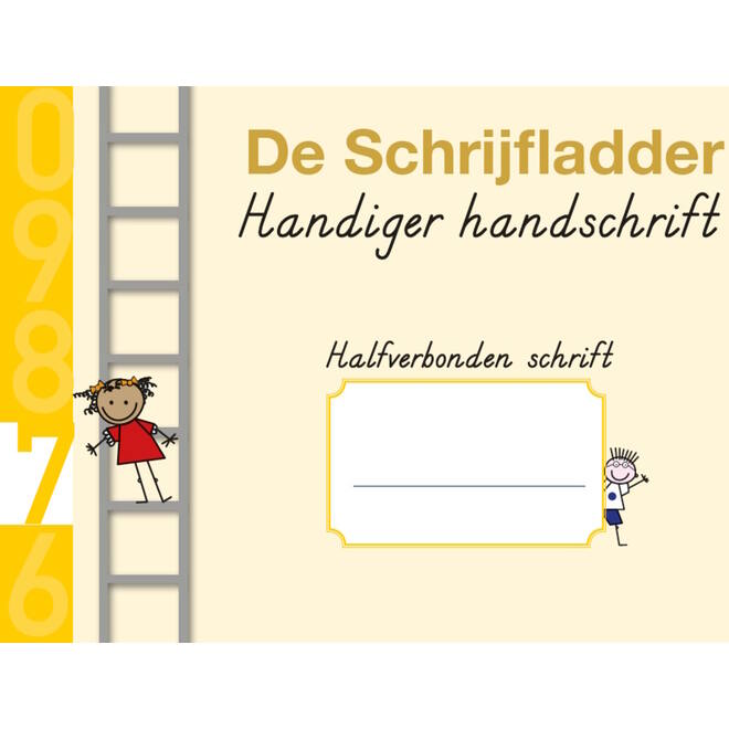 Handiger Handschrift groep 4 A5 Schrift 7 - Hoofdletters halfverbonden blokschrift