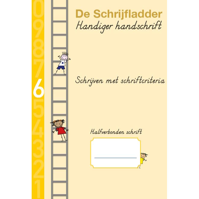Handiger Handschrift groep 5 A4 Schrift 6 - Schrijven met schriftcriteria halfverbonden blokschrift