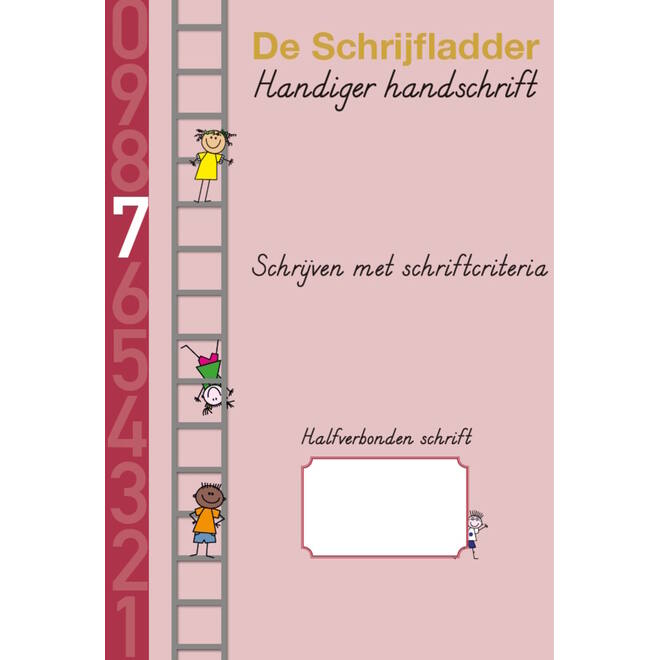 Handiger Handschrift groep 5 A4 Schrift 7 - Schrijven met schriftcriteria halfverbonden blokschrift