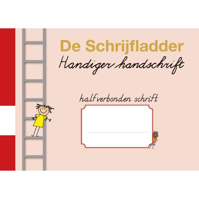 Handiger Handschrift groep 5-8 A5 Dictee schrift - 3 mm halfverbonden blokschrift