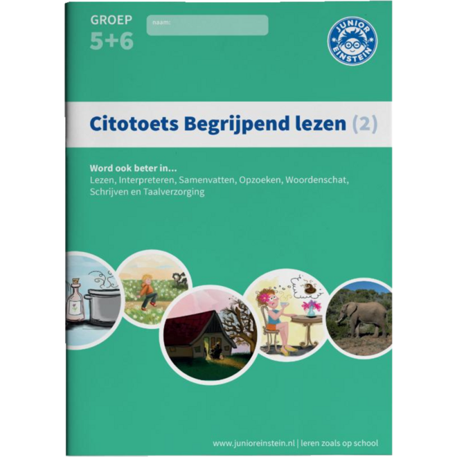 Citotoets begrijpend lezen 2 - oefenboek - groep 5 en 6