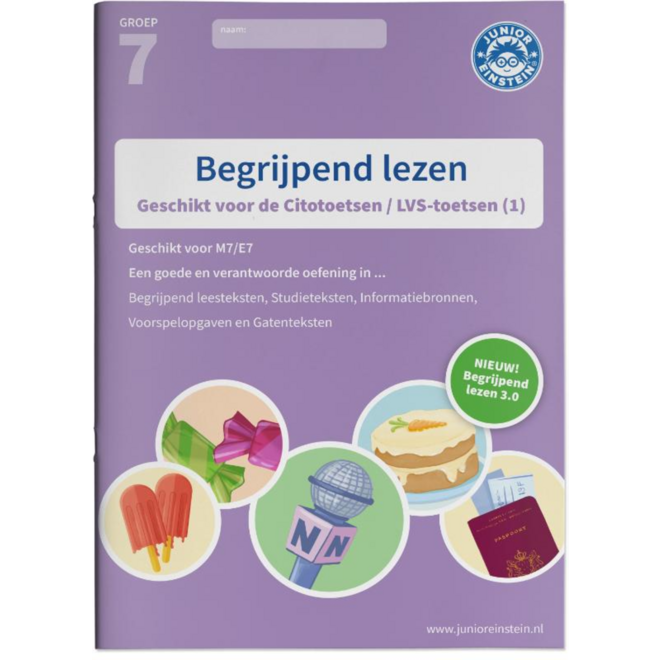 Begrijpend lezen oefenboek - Deel 1 - groep 7 - M7/E7 - Cito 3.0