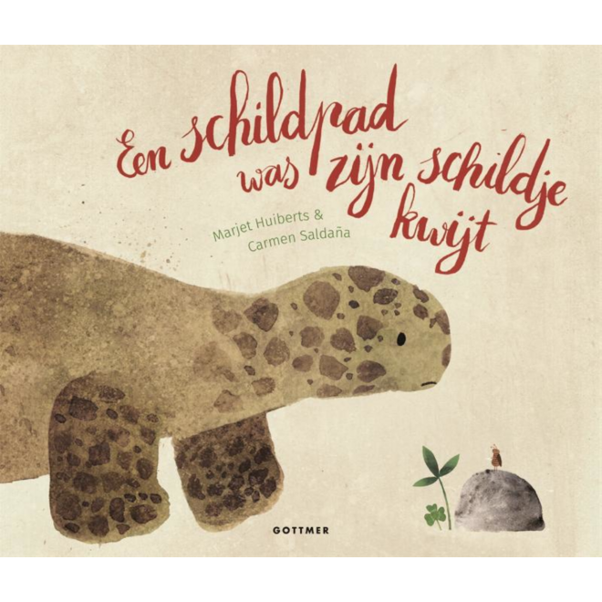 Een schildpad was zijn schildje kwijt