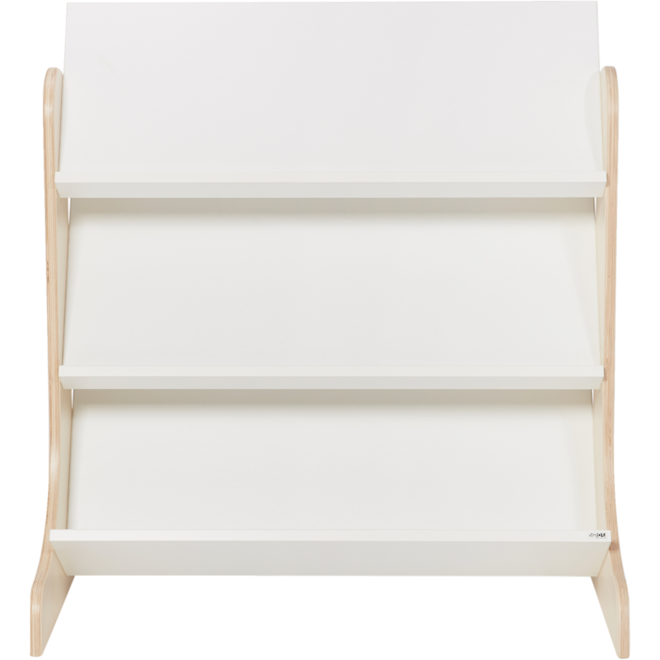 Boekenpresentator wit
