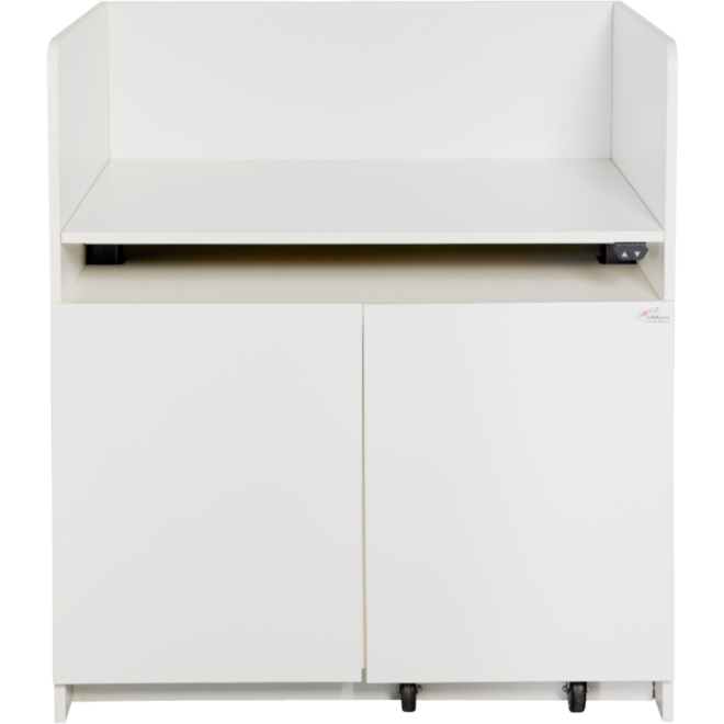 Aankleedtafel Standard 100 wit zonder trap