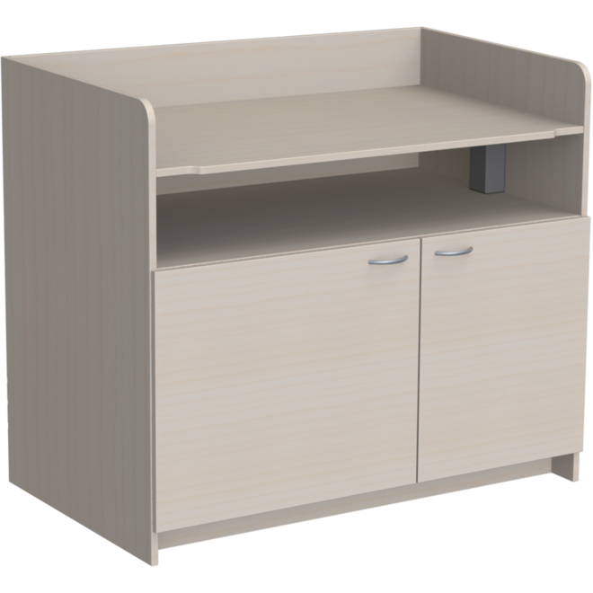 Aankleedtafel Standard 120 ahorn zonder trap