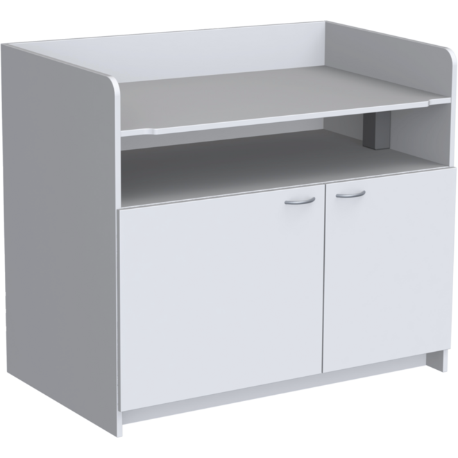 Aankleedtafel Standard 120 wit zonder trap