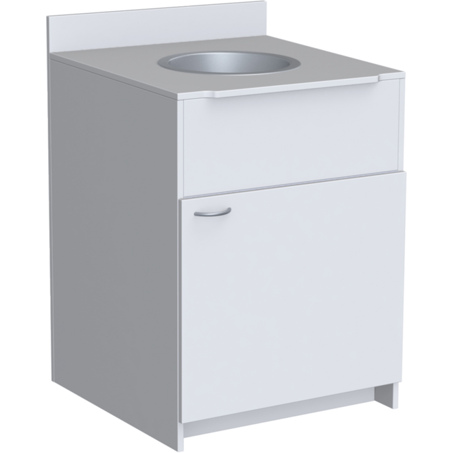 Wasbakunit Standard wit 70 cm