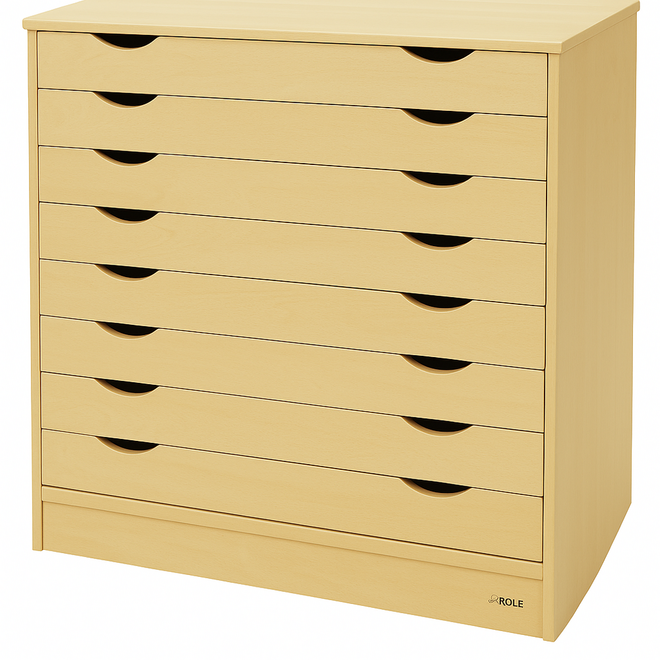 Papierkast Optima, ahorn