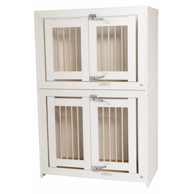 Bed Standard DUO slaper wit incl. plat dak