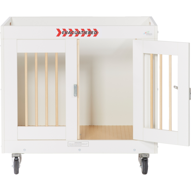 Evacuatiebed Compact Line wit, compleet