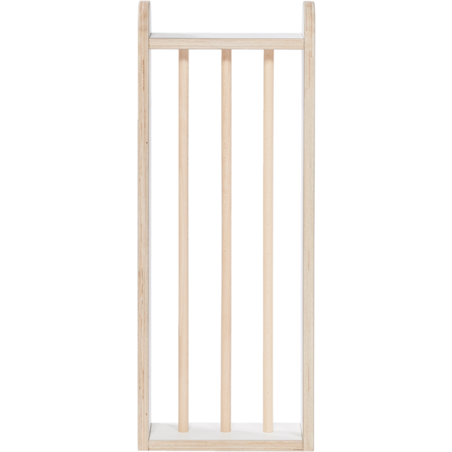 Grondboxelement | Wit, 30 cm, recht