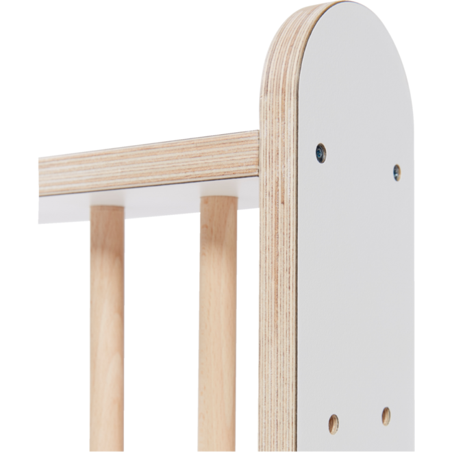 Grondboxelement | Wit, 30 cm, recht