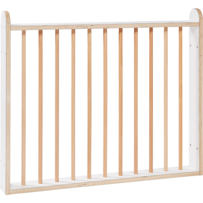 Grondboxelement | Wit, 90 cm, recht