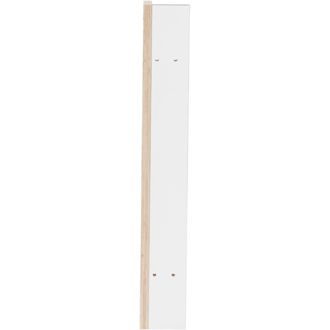 Grondboxelement | Wit, 10 cm, hoekprofiel 90 graden