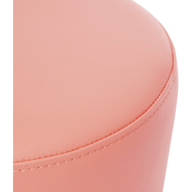 Poefje Robbie 26 cm hoog Ø 30 cm, stof 8x 32M3256 trend zachtroze