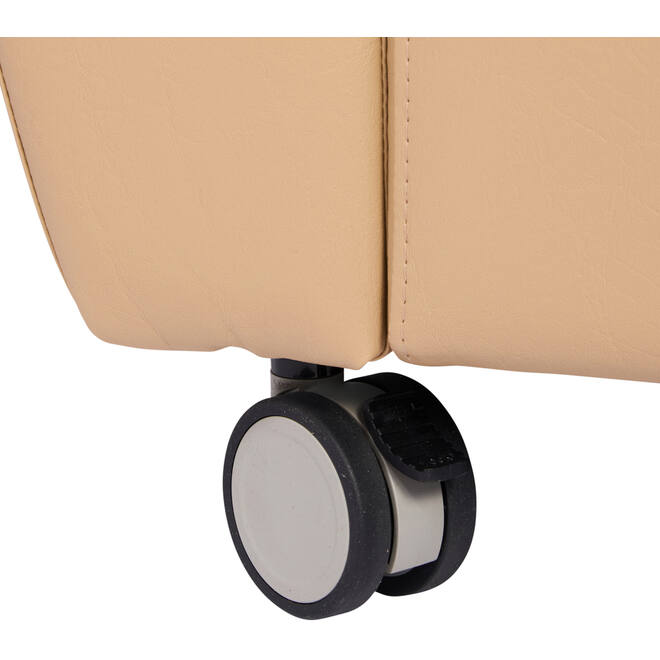 Bank Rolo 2-zits, geremde wielen, stof 7x 32M1709 classic java