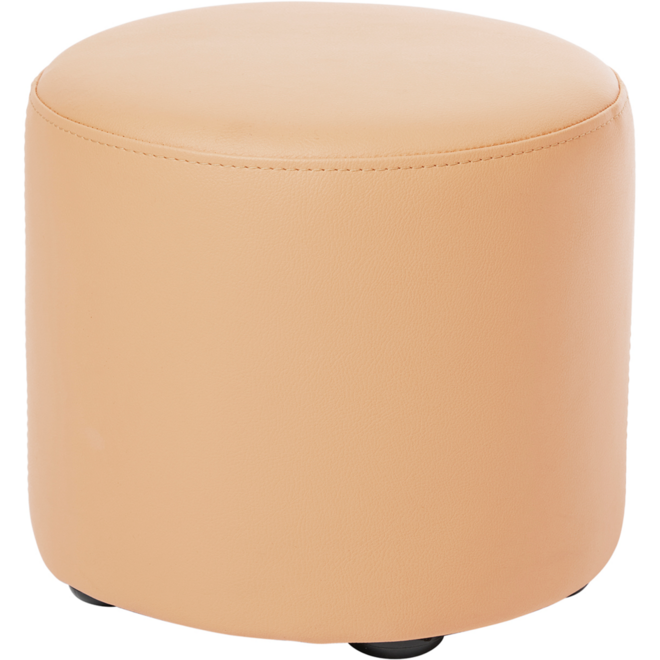 Poefje Robbie 26 cm hoog Ø 30 cm, stof 8x 32M1241 classic beige