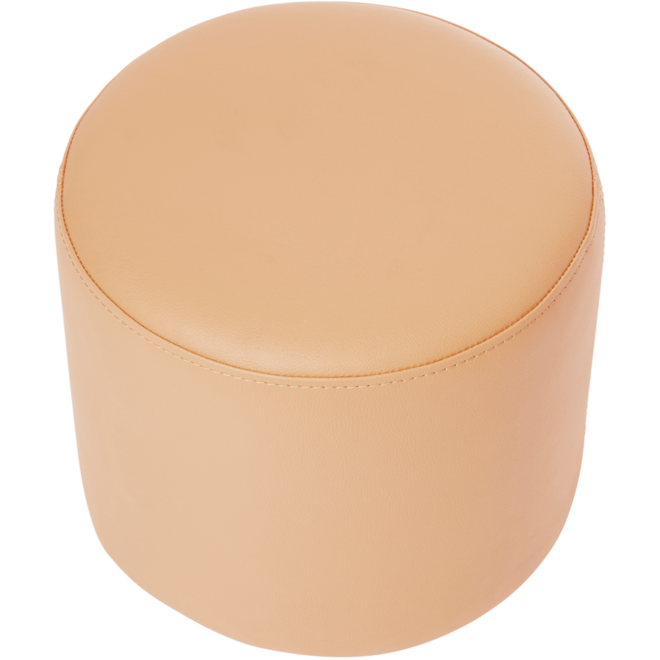 Poefje Robbie 26 cm hoog Ø 30 cm, stof 8x 32M1241 classic beige