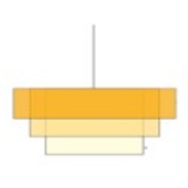 Hanglamp Chintz, 100cm, 80cm, 60cm, incl. pendel, snoer en lichtbron