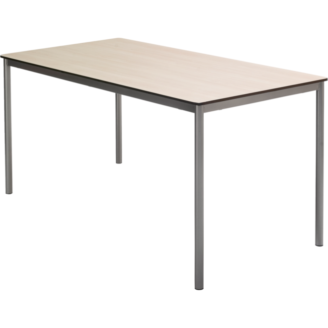 Tafel Rondo 200 x 80 cm, 4-poot, blad kunststof