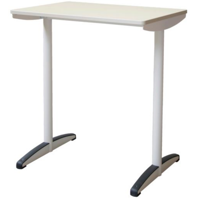 Tafel Lesca T-poot model, blad met PP-rand 70 x 50 cm.