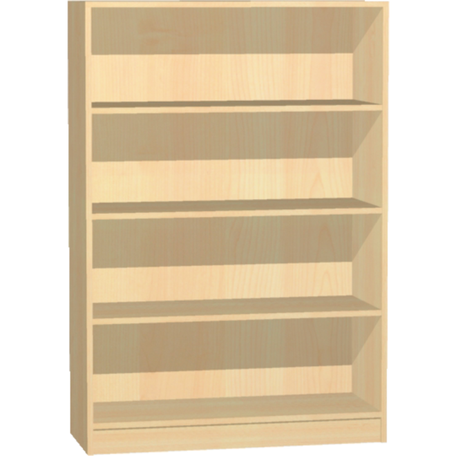 Kast open, beuken, 100 × 40 ×146 cm, 2 verstelbare en 1 vaste legplank