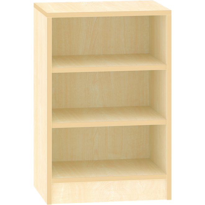 Kast open, ahorn, 51 x 40 × 77 cm, 2 legplanken