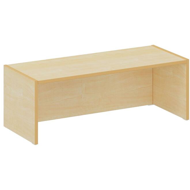 Podiumelement recht 100 × 40 × 35 cm, Ahorn