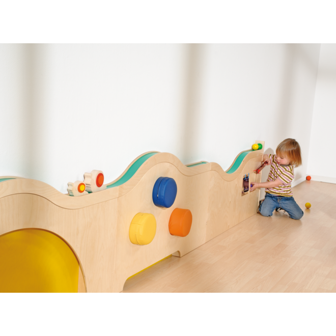Speelwand cilinder, 103 × 7 × 63 cm cm, berken multiplex