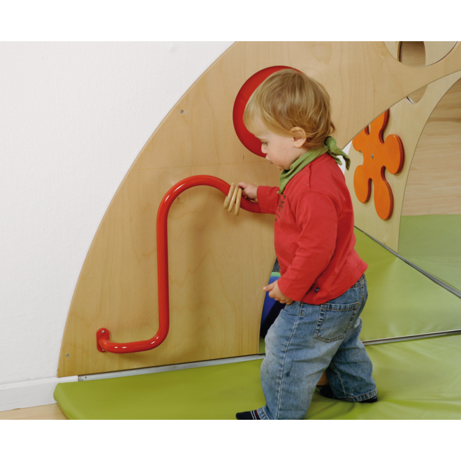 Spiegelhoek met elementen, 120 cm breed, 103 cm hoog