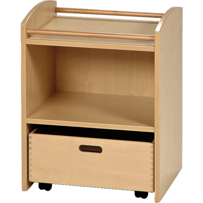 Kast Pamini voor rolbak 51 × 40 × 64 cm, Ahorn