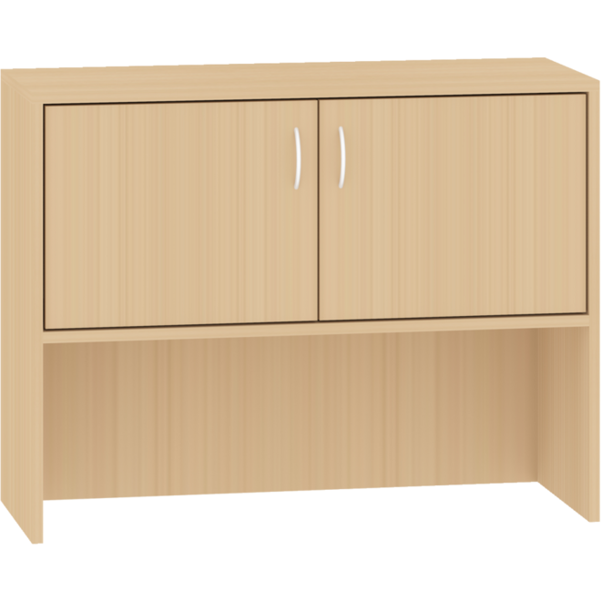 Kast met deuren voor rolbak, beuken, 100 x 40 x 77 cm