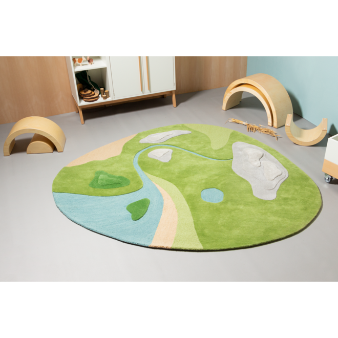 3D tapijt landschap
