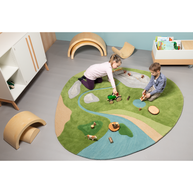 3D tapijt landschap