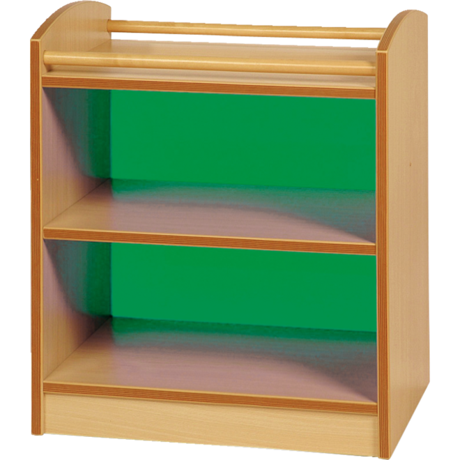 Kast Pamini met acryl achterwand, ahorn, 77 × 40 × 64 cm