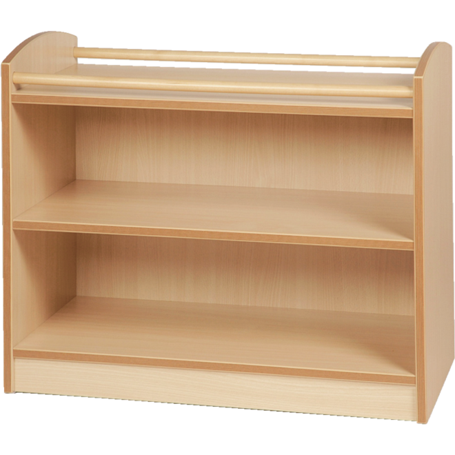 Kast Pamini met spiegel achterwand, beuken, 77 × 40 × 64 cm